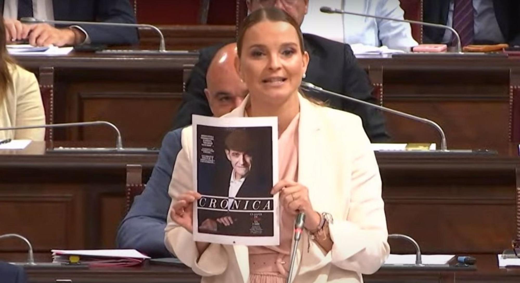 Marga Prohens muestra fotografía Josu Ternera